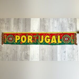 Portugal National Team Adult Scarf Knit Futebol Club Portuguese Sport Decor